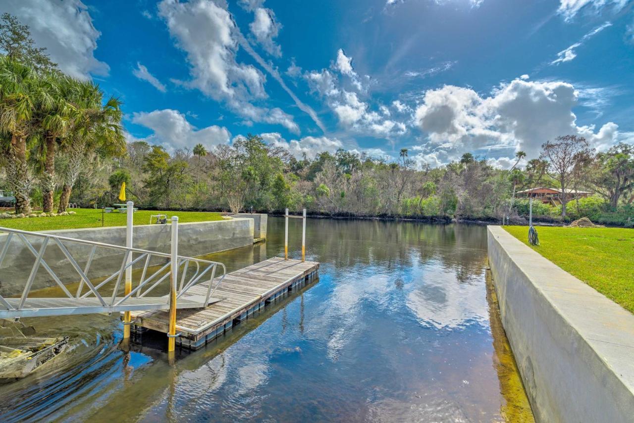 Withlacoochee River House With Dock And Kayaks! Yankeetown エクステリア 写真
