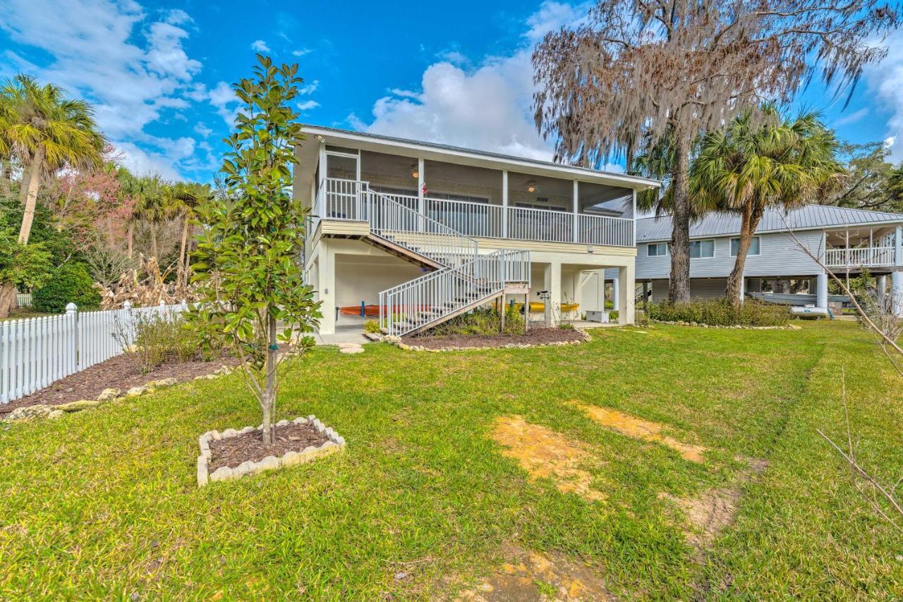 Withlacoochee River House With Dock And Kayaks! Yankeetown エクステリア 写真